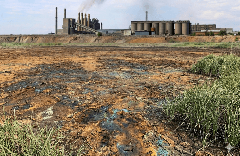 Foto que ilustra la rehabilitación de suelos contaminados
